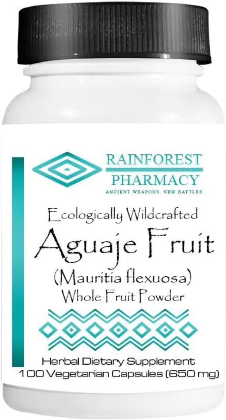 Rainforest Pharmacy Aguaje Fruit - 100 Cápsulas Vegetarianas