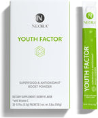 NEORA Youth Factor Superalimento en Polvo - Apoyo para Piel, Cabello y Uñas - 30 Sobres