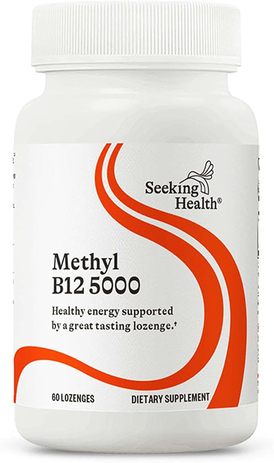 Seeking Health Methyl B12 5000 - 5000 mcg Vitamin B12 (Methylcobalamin & Adenosylcobalamin) - 60 Lozenges