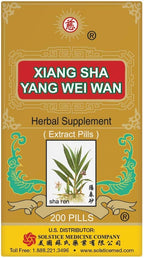 Solstice Medicine Company Xiang Sha Yang Wei Wan Suplemento Herbal (200 Comprimidos)