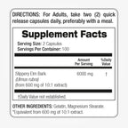FITO MEDIC'S Lab Corteza de Olmo Americano, 200 Cápsulas, Suplemento Herbal