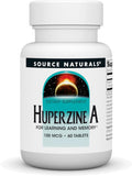 Source Naturals Huperzina A 100 mcg - 60 Comprimidos