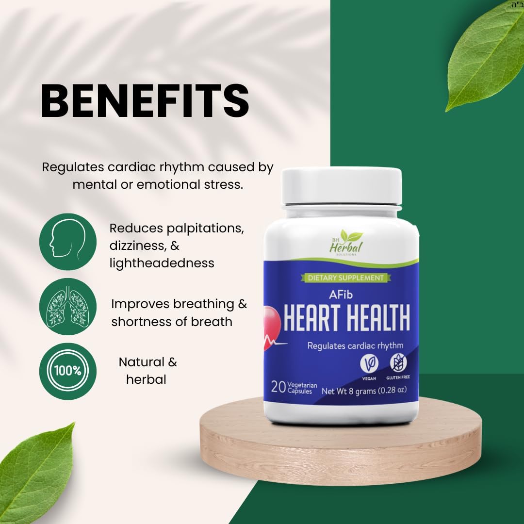 AFib Heart Health – Suplemento Herbal para el Ritmo Cardíaco