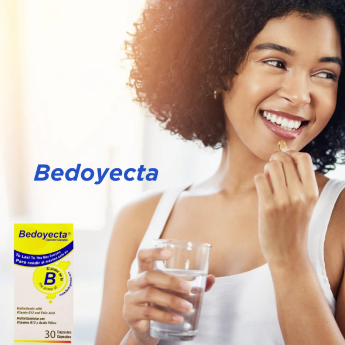 Bedoyecta Multivitamínico con Hierro, Ácido Fólico, Vitamina C, B1, B2, B9 y B12, 30 Comprimidos – Image 4