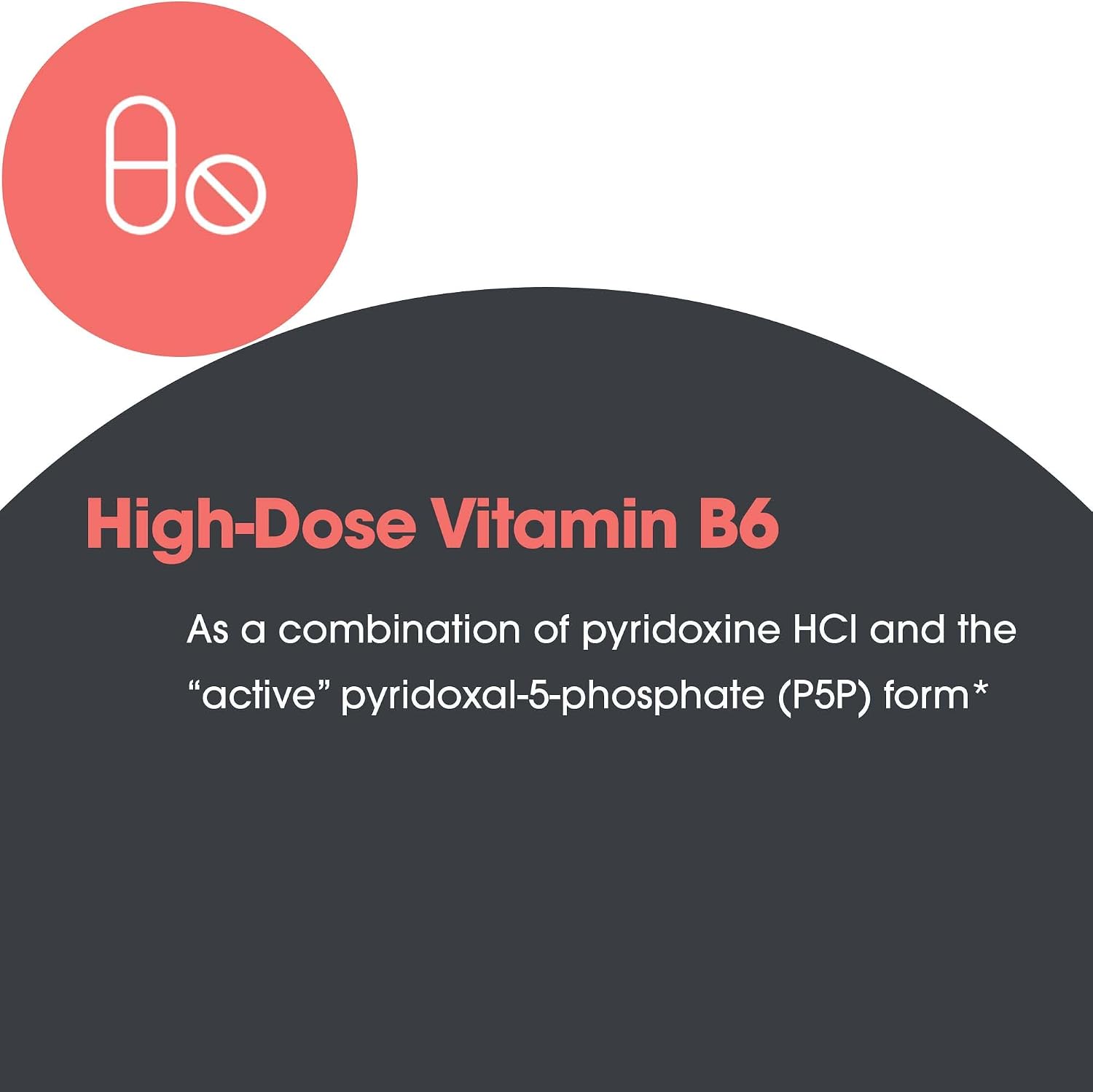 ARG Pyridoxine P5P - Vitamina B6 Activa con Piridoxal Fosfato - 60 Cápsulas