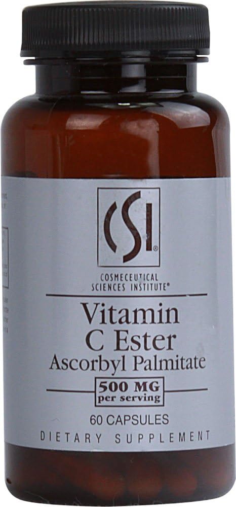 CSI Vitamina C Éster Palmitato de Ascorbilo -- 60 Cápsulas