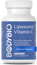 BodyBio Vitamina C Liposomal 1000 mg - 60 Cápsulas