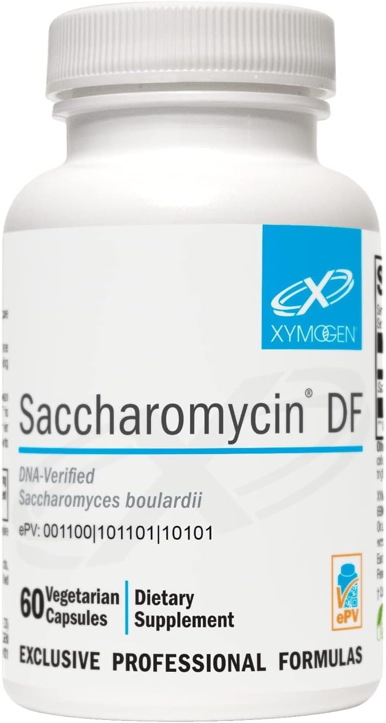 XYMOGEN Saccharomycin 10B - 50 mg Saccharomyces boulardii - 60 Cápsulas