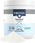 FREEDA Myo-Inositol Puro en Polvo – 900 mg por Ración, Sin Sabor, Vegano, Kosher (113 g)