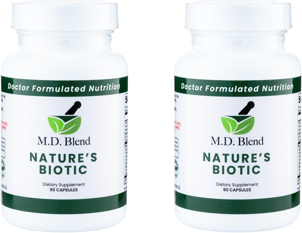 Nature's Biotic Berberine con Complejo de Orégano, Ajo, Vitaminas C y B6, Magnesio y Zinc, 90 Cápsulas