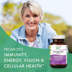 Pure Essence Longevity for Women 40+ - Multivitamin with Superfoods and Minerals - 90 Tablets