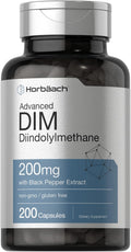 Horbäach DIM 200 mg - 200 Cápsulas con Extracto de Pimienta Negra