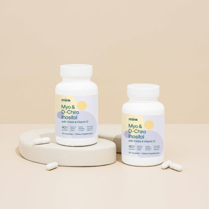 MIRA Suplemento para SOP con Myo Inositol y D-Chiro Inositol 40:1 - 90 Cápsulas – Image 5