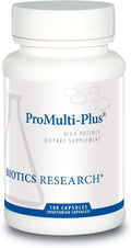 BIOTICS RESEARCH Pro Multi Plus - Multivitamínico Diario de Alta Potencia con Vitaminas B Activas, Folato, D3, K1, Minerales y BioPerine, 180 Cápsulas