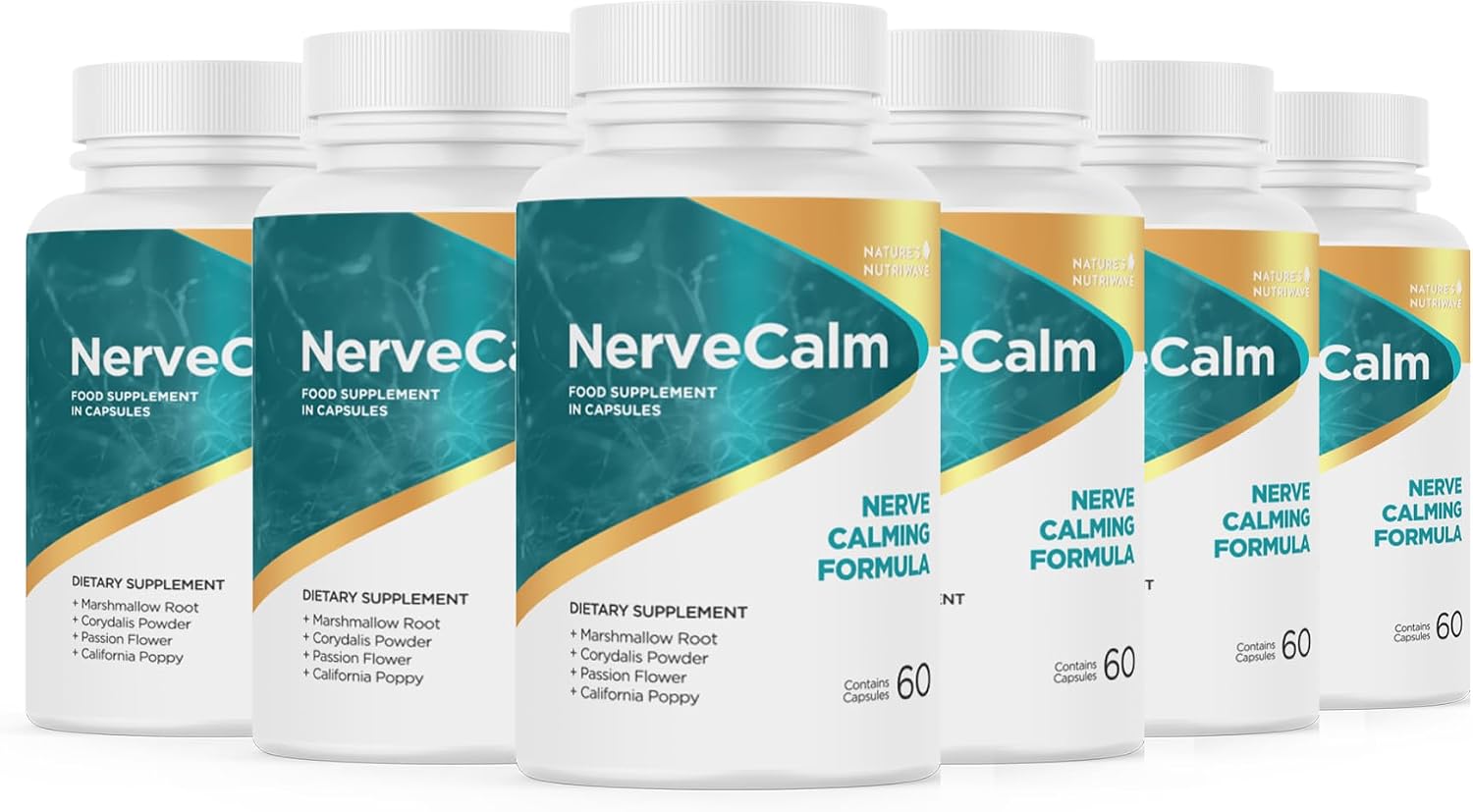 NerveCalm – Pasiflora & Higo Chumbo Cápsulas – 30 Ct, Suministro para 3 Meses | Vegano, No Transgénico, Fabricado en EE. UU.