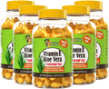 Sunshine Naturals Vitamina E y Aloe Vera Humectante - Hidratante para Piel Seca, Alivio Calmante, Nutrición y Elasticidad - 60 Viales (Pack de 5)