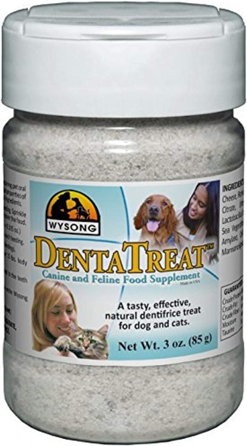 Wysong Dentatreat - Suplemento Alimenticio para la Salud Bucal de Perros y Gatos - 85 g (3 oz)