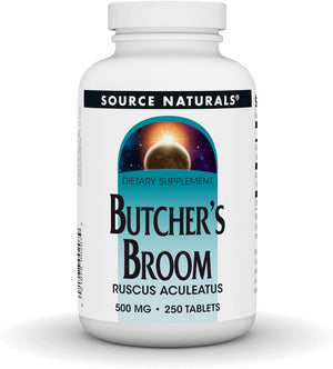 Source Naturals Butcher's Broom (Ruscus Aculeatus) - 250 Comprimidos – Image 1