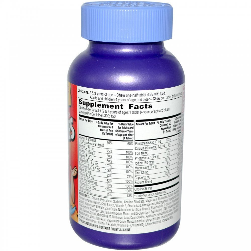 Flintstones Multivitamínico Completo Masticable para Niños, 150 comprimidos