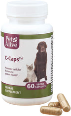 PetAlive C-Caps 2 Pack - Suplemento Inmunológico para Perros y Gatos