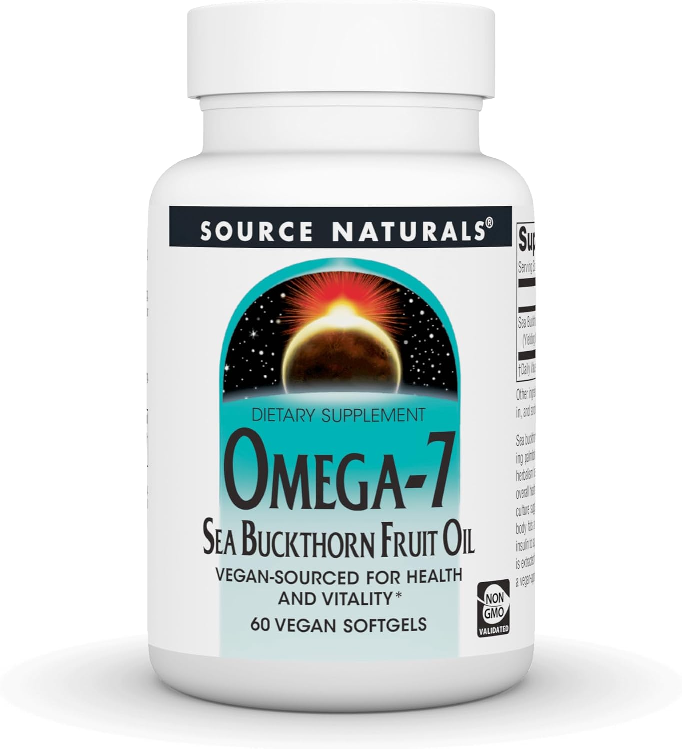 Source Naturals Omega-7 Aceite de Espino Amarillo - 120 Cápsulas Blandas
