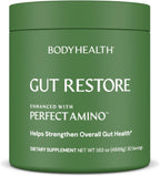 BodyHealth Gut Restore con PerfectAmino, ImmunoLin y Ácido Húmico - Suplemento para la Salud Digestiva e Inmune - Sin Sabor - 30 Dosis