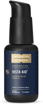Quicksilver Scientific Nanoemulsified Hista-Aid - Flavonoides para niveles saludables de histamina - Vitamina C liposomal, DIM, Luteolina y Quercetina (50 ml)