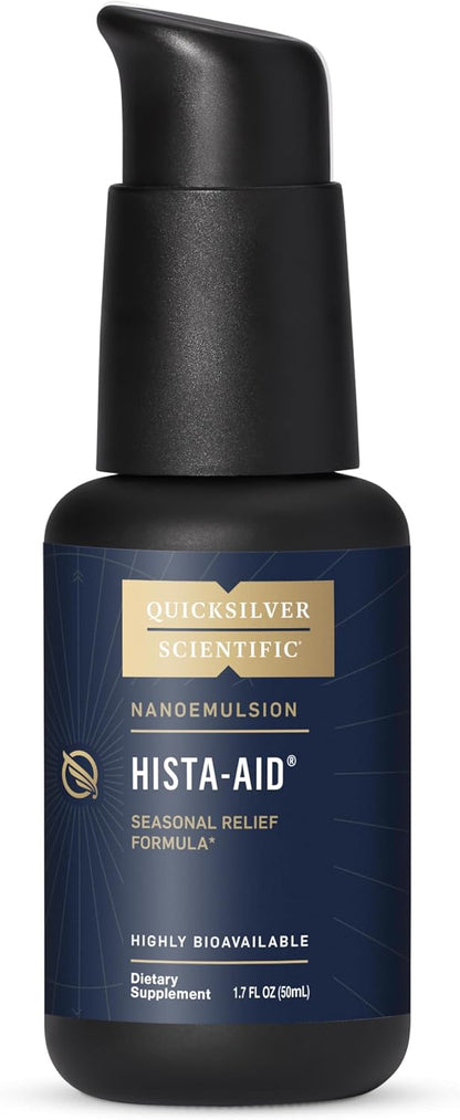 Quicksilver Scientific Nanoemulsified Hista-Aid - Flavonoides para niveles saludables de histamina - Vitamina C liposomal, – Image 1