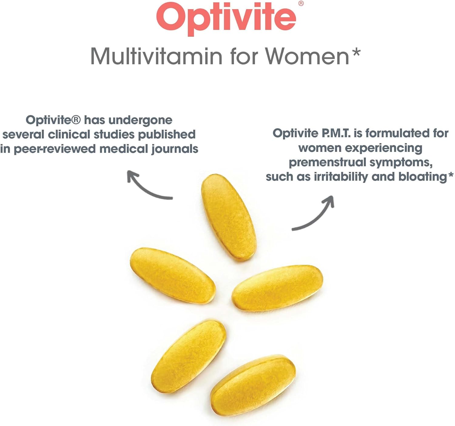 Optimox ARG Optivite - Multivitamínico para Mujeres con Equilibrio Hormonal y PMS