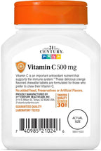 21st Century C-500 Naranja - 110 Masticables, Paquete de 3