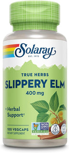 SOLARAY Olmo Resbaladizo (Ulmus Rubra) 400 mg - 100 Cápsulas Vegetales