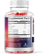 Gominolas de Vitamina C Sin Azúcar - Apoyo Inmune y Antioxidante - Vegano, Sin Gluten - Sabor Frambuesa - 120 Gominolas