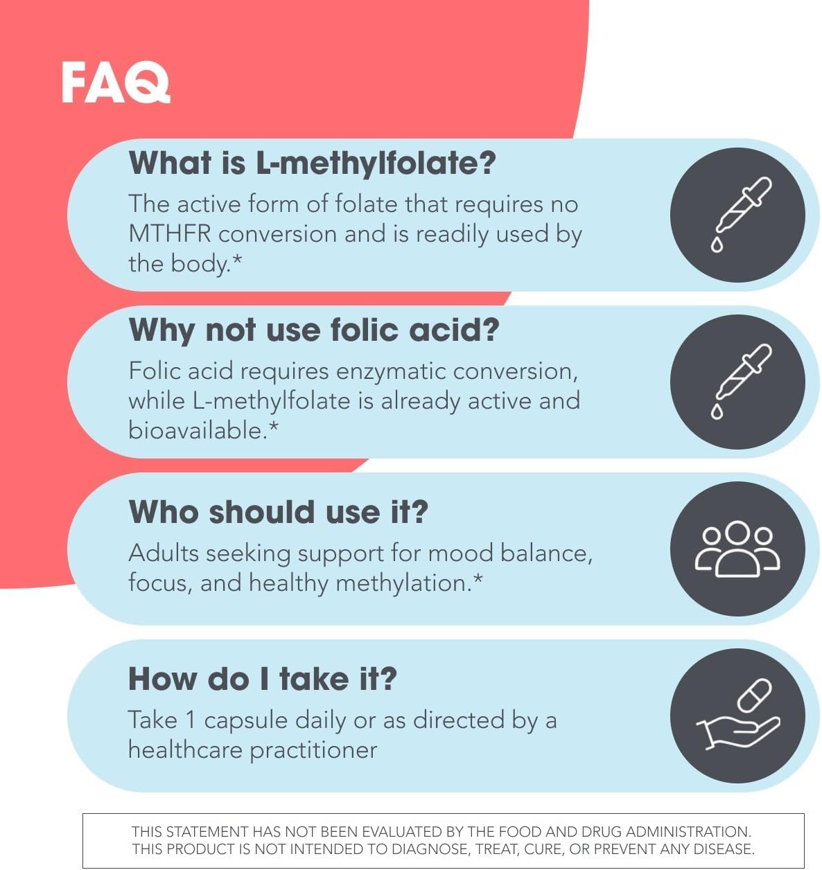 MethylPro L-Metilfolato 15 mg - 90 Cápsulas - Metilfolato Activo 5-MTHF