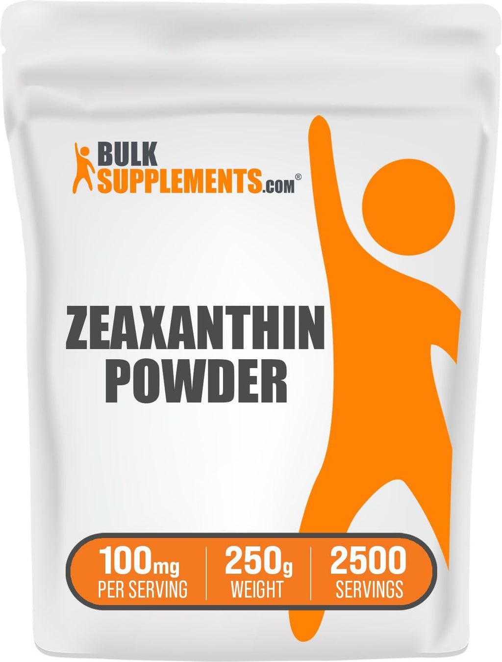 Zeaxantina en Polvo (100mg por dosis, 5mg de Zeaxantina) - 1kg - BulkSupplements