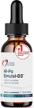 Hi-Po Emulsi-D3 - Gotas de Vitamina D3 2000 UI (1000 porciones / 30 ml)