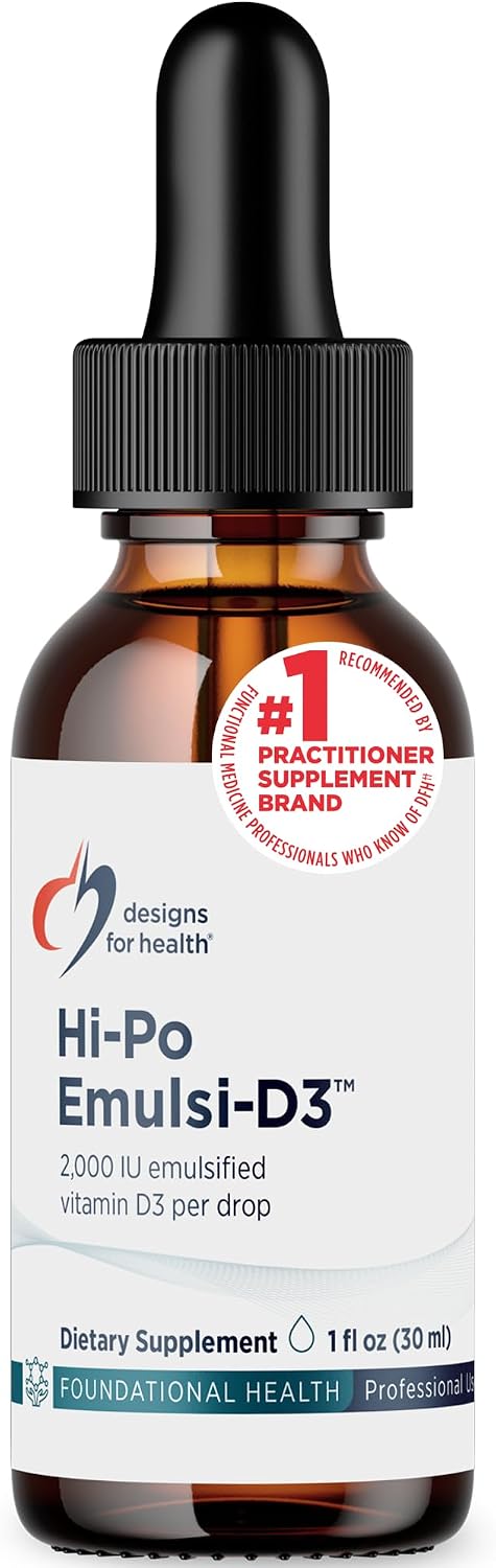 Hi-Po Emulsi-D3 - Gotas de Vitamina D3 2000 UI (1000 porciones / 30 ml)