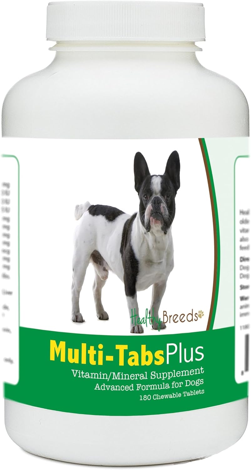 Healthy Breeds Bulldog Francés Multi-Tabs Plus Comprimidos Masticables 180 unidades