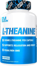 Evlution L-Teanina 200 mg Cápsulas para la Concentración y Relajación