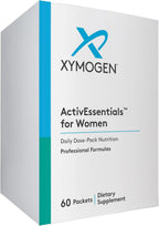 XYMOGEN ActivEssentials for Women - Multivitamínico con Hierro, Omega-3 y Calcio - Paquete Diario - Vegano y Sin Gluten - 60 Sobres