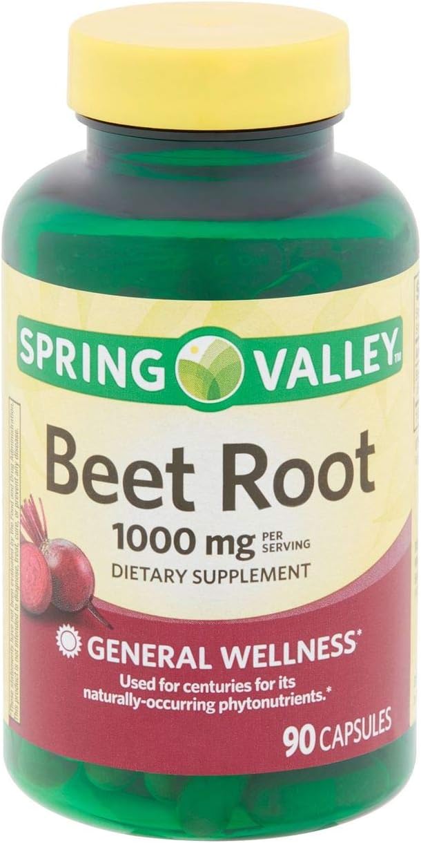 Spring Valley Raíz de Remolacha 1000 mg, 90 Cápsulas