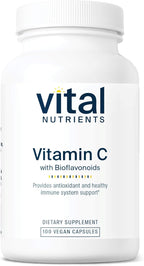 Vital Nutrients Vitamin C with Bioflavonoids - 1000 mg - 220 Capsules - Vegan