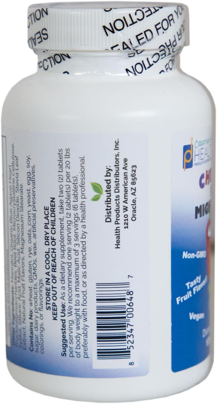 Kids Mighty-Multi Multivitamínico Masticable 120 Comprimidos - Sin Azúcar, No GMO, Vegano