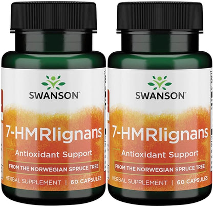 Swanson 7-Hmrlignans de Picea de Noruega 40 mg, 60 Cápsulas – Image 6