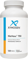 XYMOGEN NiaVasc - Niacina de Liberación Sostenida 750 mg - 120 Cápsulas
