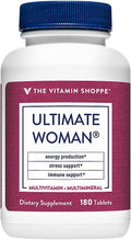 The Vitamin Shoppe Ultimate Woman Multivitamin – Multivitamínico para Mujeres, 180 Comprimidos