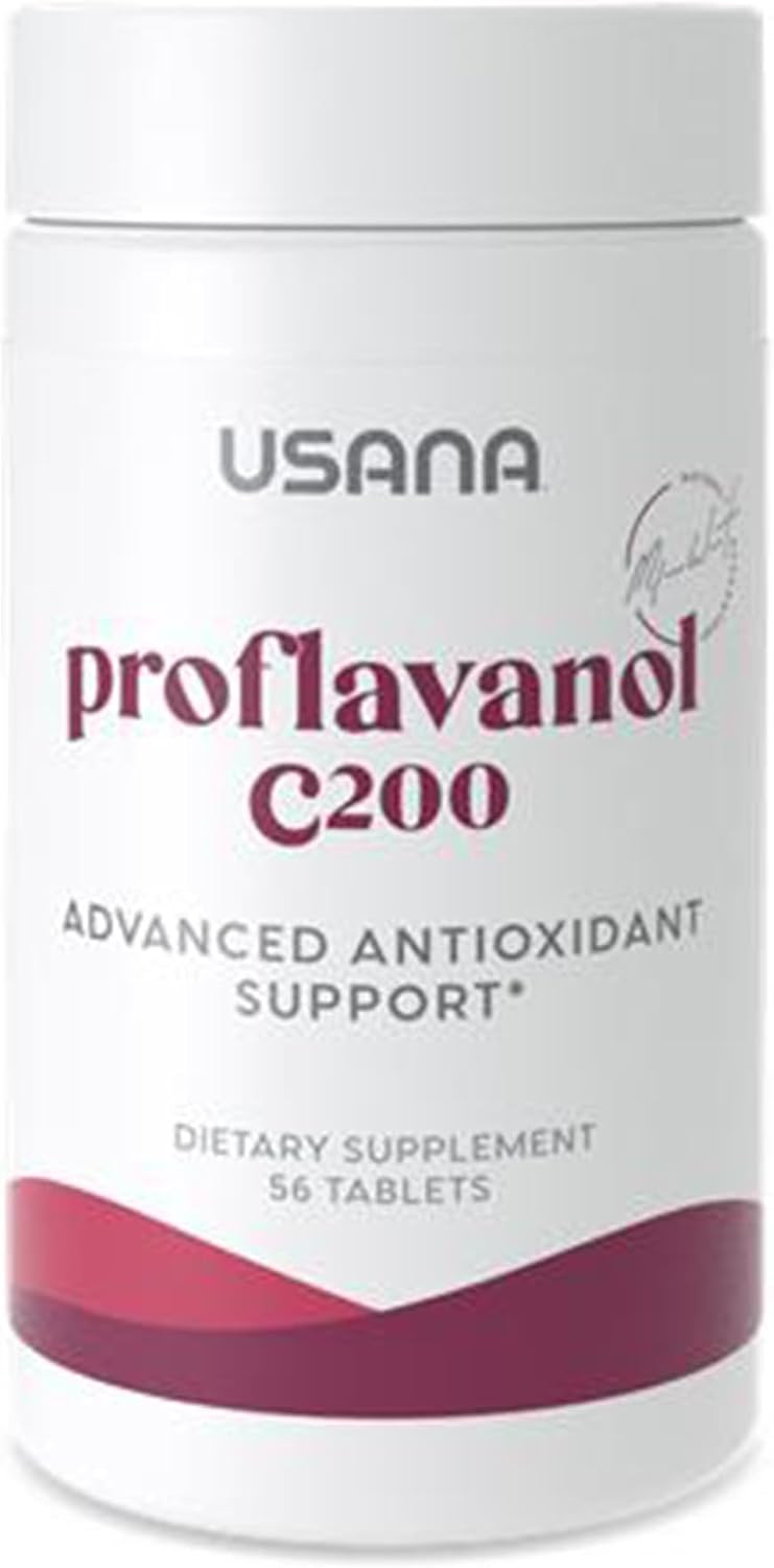 USANA Proflavanol C200 - Antioxidante Avanzado con Bioflavonoides y Vitamina C - 56 Comprimidos