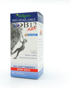 Wellgenix Bio-Available Sublingual B12 Max - 120 Comprimidos