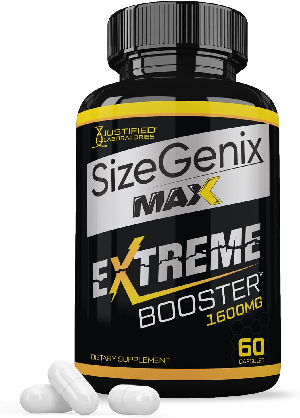 Sizegenix Max 1600mg Fórmula para la Salud Masculina, 60 Cápsulas