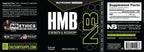 NutraBio HMB Supplement, Amino Acid, 1000mg, 120 Cápsulas
