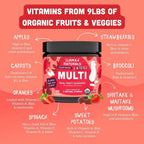 Llama Naturals Gomitas Multivitamínicas para Niños - Fresa, 180 uds